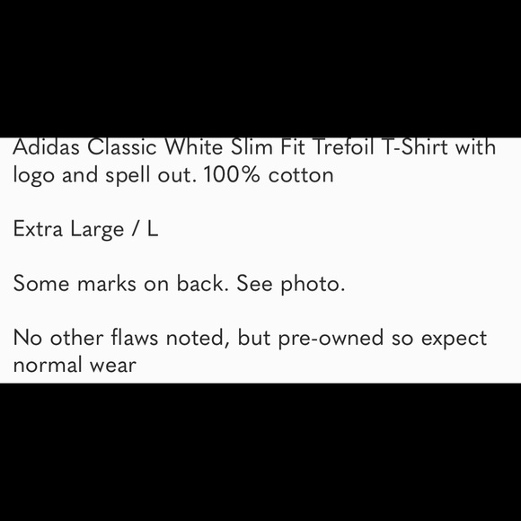 Adidas White Slim Tee - Picture 7 of 8